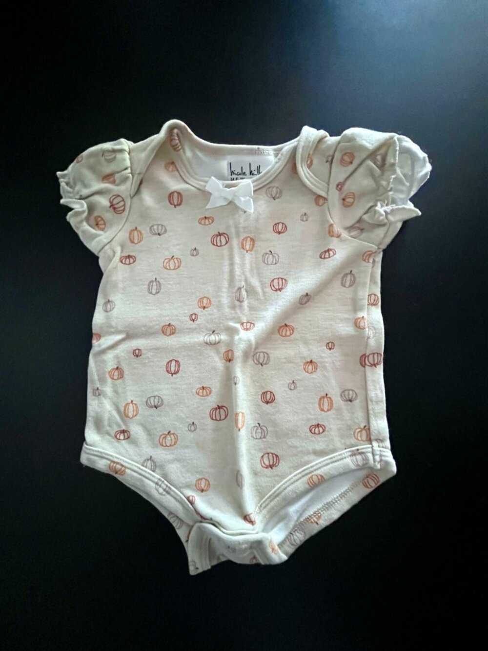 Baby Girl Pumpkin Onesies, Fall LOT, Set of 4, 3-6 Months - Picture 4 of 10